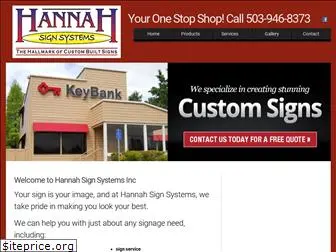 hannahsignsystems.us