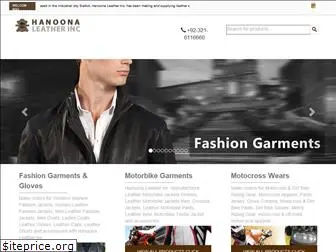 hanoonaleather.com