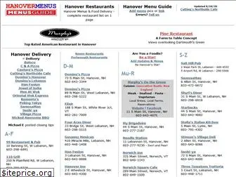 hanovermenus.com