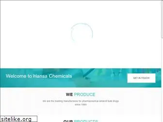 hansachemicals.com