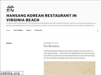 hansangkoreanrestaurant.com