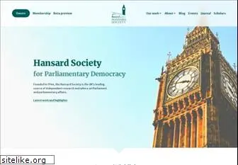 hansardsociety.org.uk