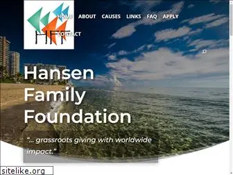 hansenfamilyfoundation.org