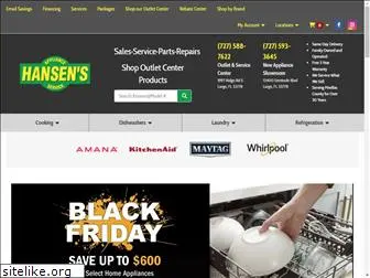 hansensapplianceservice.com