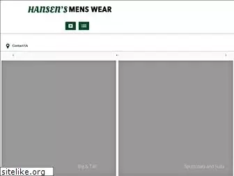 hansensmenswear.com
