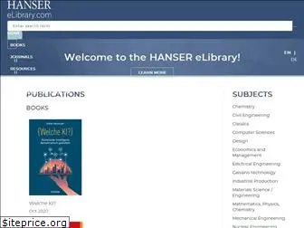 hanser-elibrary.com