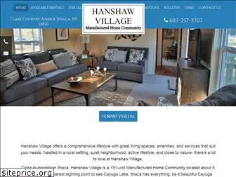 hanshawvillage.com