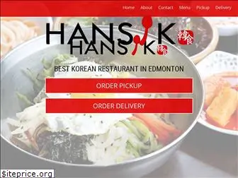 hansikkoreanrestaurant.com