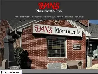 hansmonuments.com