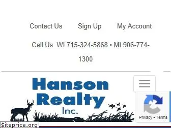 hanson-realty.com
