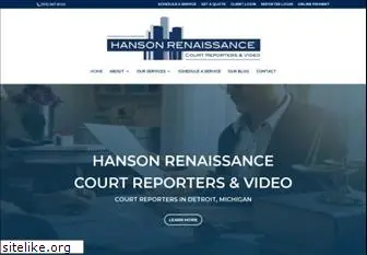hansonreporting.com