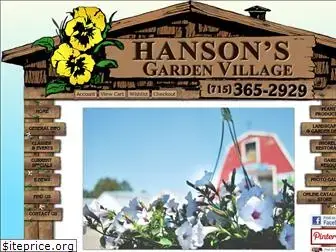 hansonsgardenvillage.com