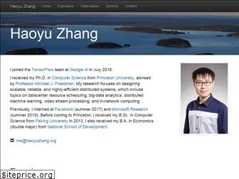 haoyuzhang.org