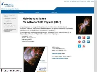 hap-astroparticle.org