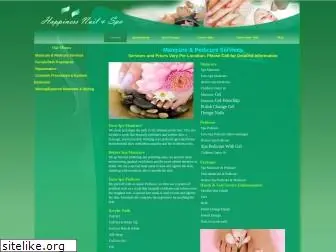 happinessnailsandspa.com