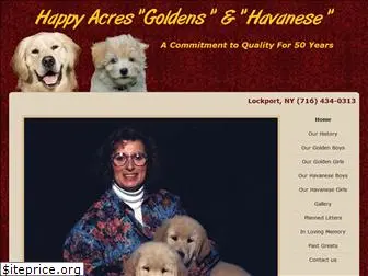 happyacresgoldens.com