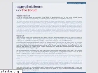 happyatheistforum.com