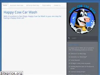 happycowcarwash.com