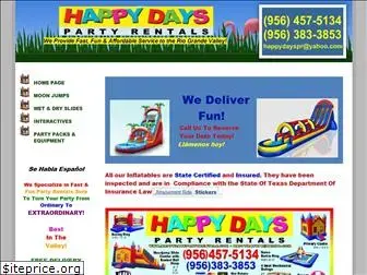 happydayspartyrentals.com