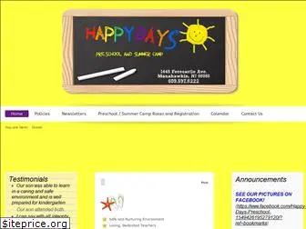 happydayspreschoolnj.com