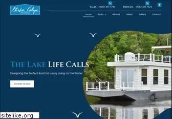 harborcottagehouseboats.com