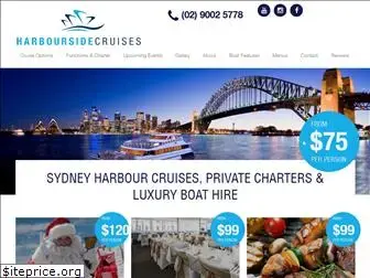 www.harboursidecruises.com.au