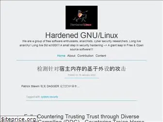 hardenedlinux.org