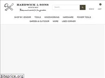 hardwickandsons.com