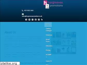 hargreavespromotions.co.uk