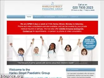 harleystreetpaediatricgroup.com