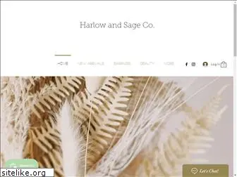 harlowandsageco.com