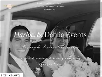 harlowdahliaevents.com