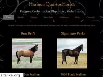 harmonquarterhorses.com