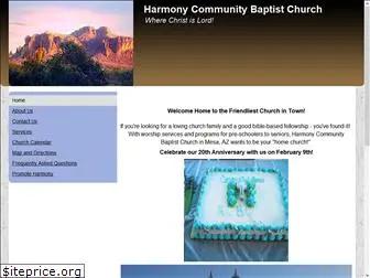 harmony-baptist.org