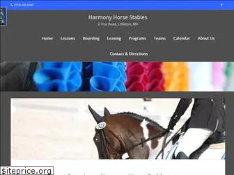 harmonyhorsestables.com