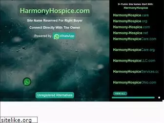 harmonyhospice.com