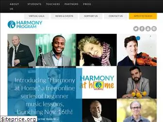 www.harmonyprogram.org
