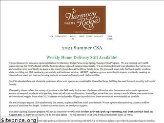 harmonyridgefarms.net