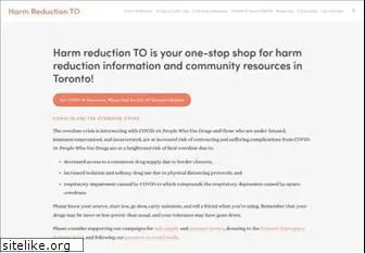 harmreductionto.ca