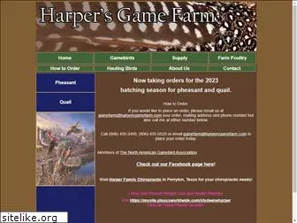 harpersgamefarm.com