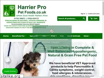 harrierpropetfoods.co.uk