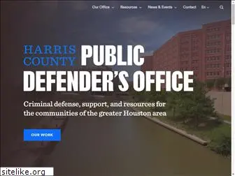 harriscountypublicdefender.org