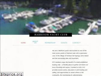 harrisonyachtclub.net