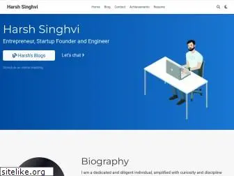 harshsinghvi.com