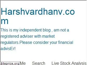 harshvardhanv.com