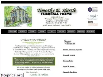 hartlefuneralhome.com