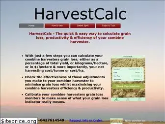harvestcalc.com