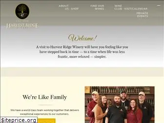 harvestridgewinery.com