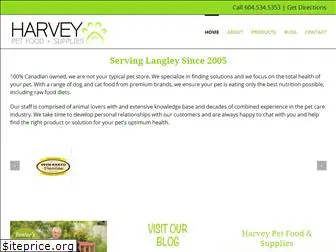 www.harveypetfood.com