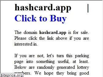 hashcard.app